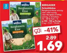 Kaufland BERGADER Schnittkäse Angebot