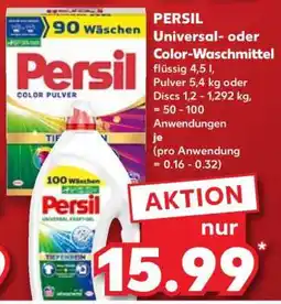 Kaufland PERSIL Universal- oder Color- Waschmittel Angebot
