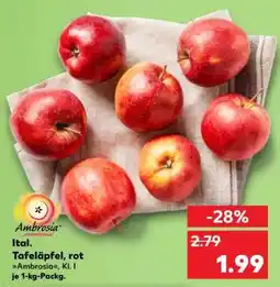 Kaufland Ital. Tafeläpfel, rot Angebot