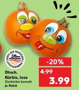 Kaufland Dtsch. Kürbis, lose Angebot