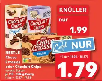 Kaufland Nestlé Choco Crossies oder Choclait Chips Angebot