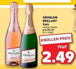 Kaufland Söhnlein Brillant Angebot