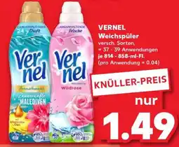 Kaufland Vernel Weichspüler Angebot