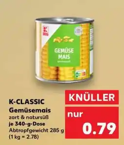 Kaufland K-CLASSIC Gemüsemais Angebot