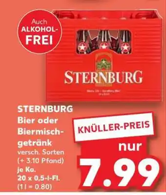 Kaufland STERNBURG Bier oder Biermischgetränk Angebot