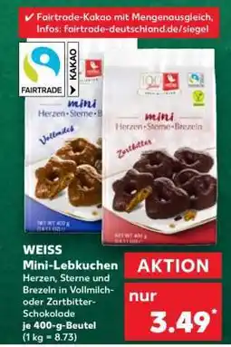 Kaufland WEISS Mini-Lebkuchen Angebot