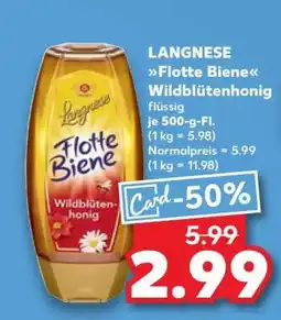 Kaufland LANGNESE Flotte Biene Wildblütenhonig Angebot