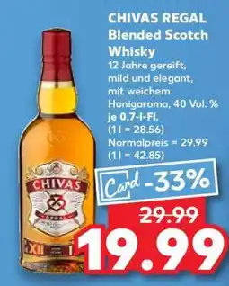 Kaufland CHIVAS REGAL Blended Scotch Whisky Angebot