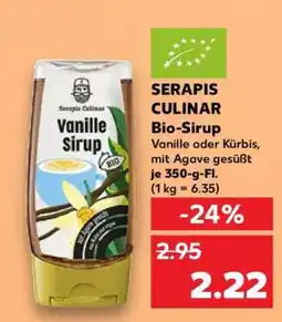 Kaufland SERAPIS CULINAR Bio-Sirup Angebot