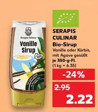 Kaufland SERAPIS CULINAR Bio-Sirup Angebot