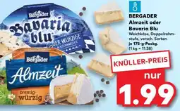 Kaufland BERGADER Almzeit oder Bavaria Blu Angebot