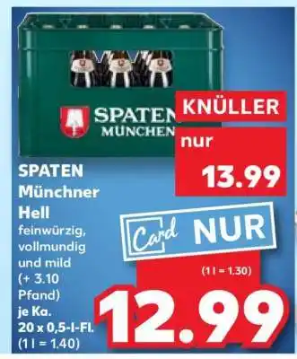 Kaufland Spaten Münchner Hell Angebot