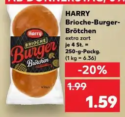 Kaufland Harry Brioche Burger Brötchen Angebot