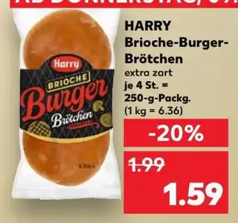 Kaufland Harry Brioche Burger Brötchen Angebot