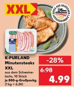 Kaufland K-PURLAND Minutensteaks XXL Angebot