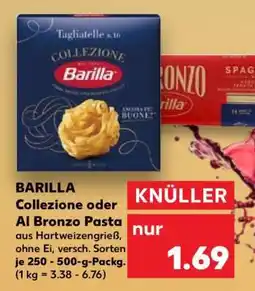 Kaufland BARILLA Collezione oder Al Bronzo Pasta Angebot
