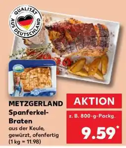 Kaufland METZGERLAND Spanferkel-Braten Angebot