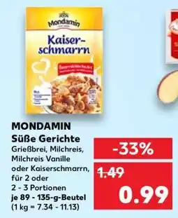 Kaufland MONDAMIN Süße Gerichte Angebot