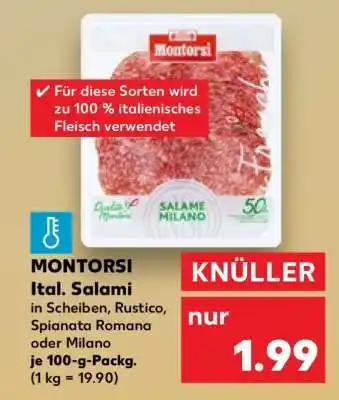 Kaufland MONTORSI Ital. Salami Angebot