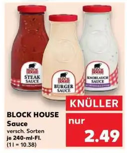 Kaufland BLOCK HOUSE Sauce Angebot