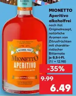 Kaufland Mionetto Aperitivo alkoholfrei Angebot