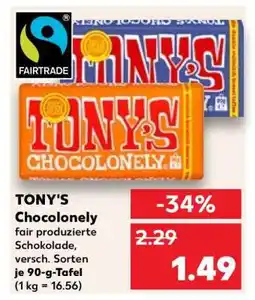 Kaufland TONY'S Chocolonely Angebot