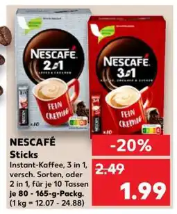 Kaufland Nescafé Sticks Angebot