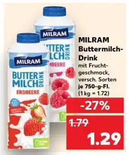 Kaufland Milram Buttermilch Drink Angebot