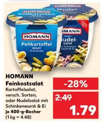 Kaufland HOMANN Feinkostsalat Angebot