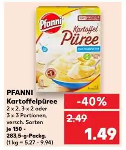 Kaufland PFANNI Kartoffelpüree Angebot