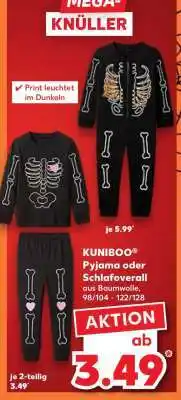 Kaufland KUNIBOO Pyjama oder Schlafoverall Angebot