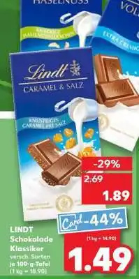 Kaufland LINDT Schokolade Klassiker Angebot