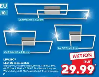 Kaufland LIV&BO LED-Deckenleuchte Angebot