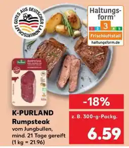 Kaufland K-PURLAND Rumpsteak Angebot