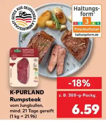 Kaufland K-PURLAND Rumpsteak Angebot