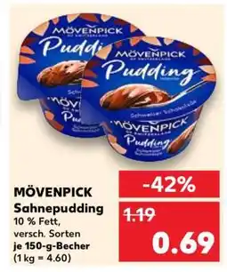 Kaufland MÖVENPICK Sahnepudding Angebot