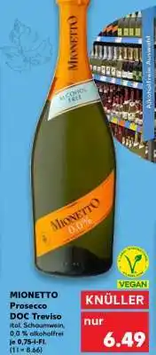Kaufland MIONETTO Prosecco DOC Treviso Angebot