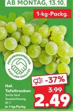 Kaufland Ital. Tafeltrauben Angebot