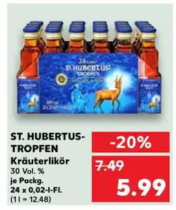 Kaufland St. Hubertus Tropfen Angebot