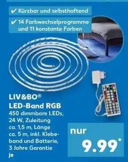 Kaufland LIV&BO LED-Band RGB Angebot