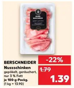 Kaufland BERSCHNEIDER Nussschinken Angebot