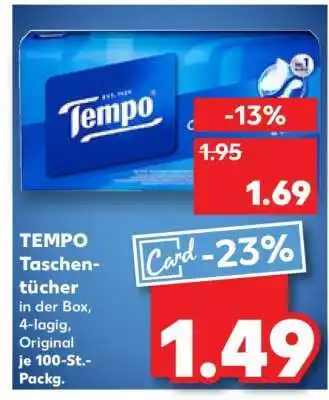 Kaufland Tempo Taschentücher Angebot