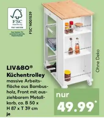 Kaufland LIV&BO Küchentrolley Angebot
