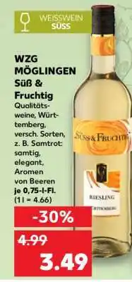 Kaufland WZG MÖGLINGEN Süß & Fruchtig Angebot