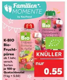 Kaufland K-BIO Bio-Fruchtpüree Angebot