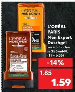 Kaufland L'ORÉAL PARIS Men Expert Duschgel Angebot