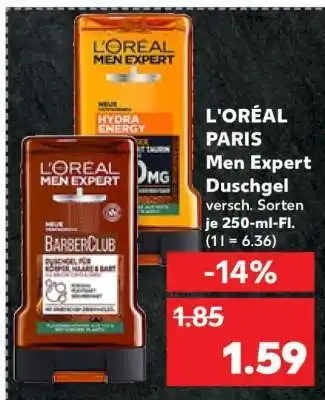 Kaufland L'ORÉAL PARIS Men Expert Duschgel Angebot