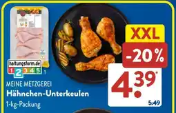 Aldi Süd MEINE METZGEREI Hähnchen-Unterkeulen Angebot