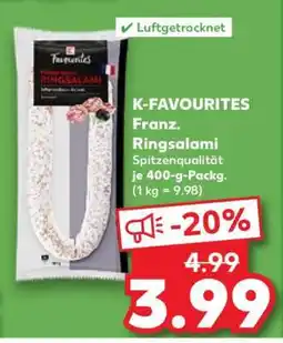 Kaufland K-FAVOURITES Franz. Ringsalami Angebot