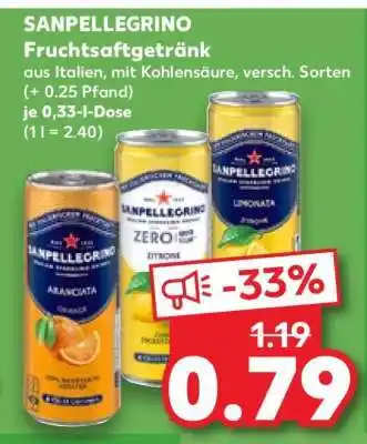 Kaufland SANPELLEGRINO Fruchtsaftgetränk Angebot